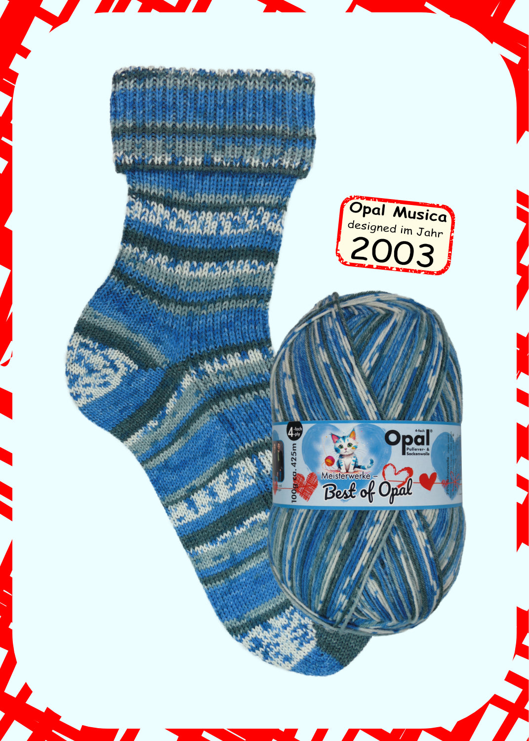 OPAL 4-diegu MEISTERWERKE - BEST of OPAL 100g #1033 "Mūzika" IEROBEŽOTS IZLAIDUMS!