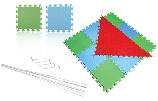 Mats for blocking knits /KnitPro/ - 9 pcs.