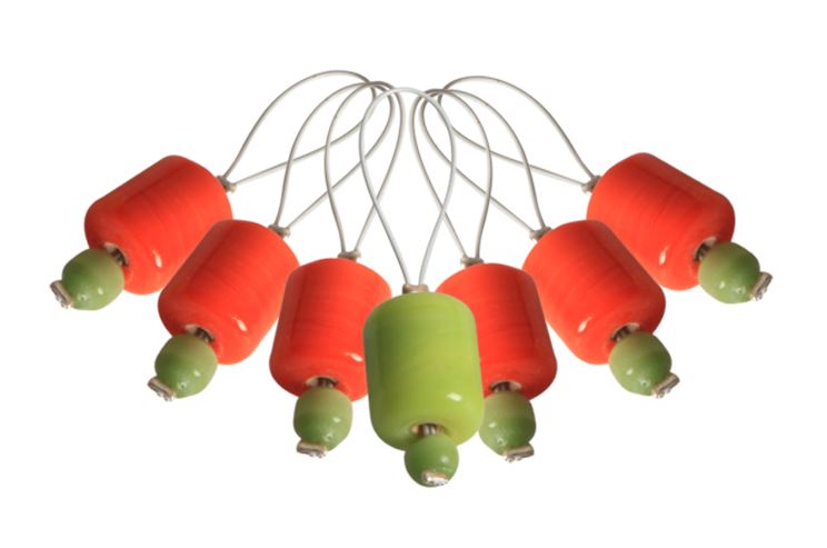 Stitch markers 7 pcs /Orange lily/KnitPro ZOONI