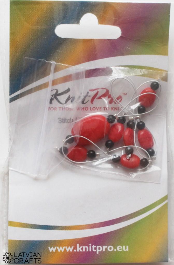 Stitch markers 7 pcs /Tangerine /KnitPro ZOONI