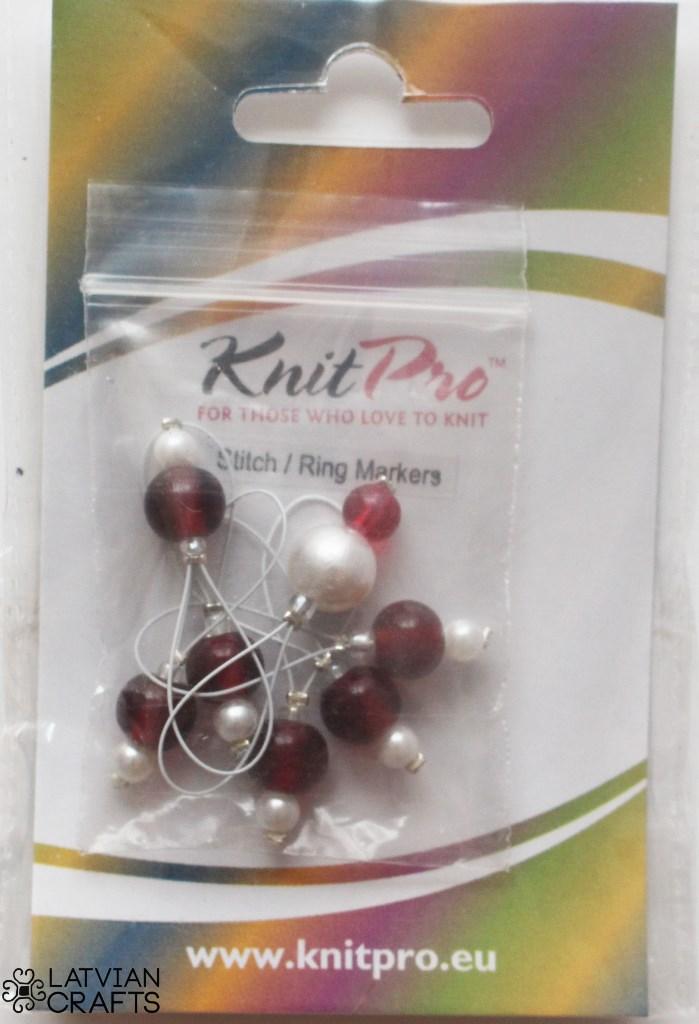 Stitch markers 7 pcs /Amarant /KnitPro ZOONI