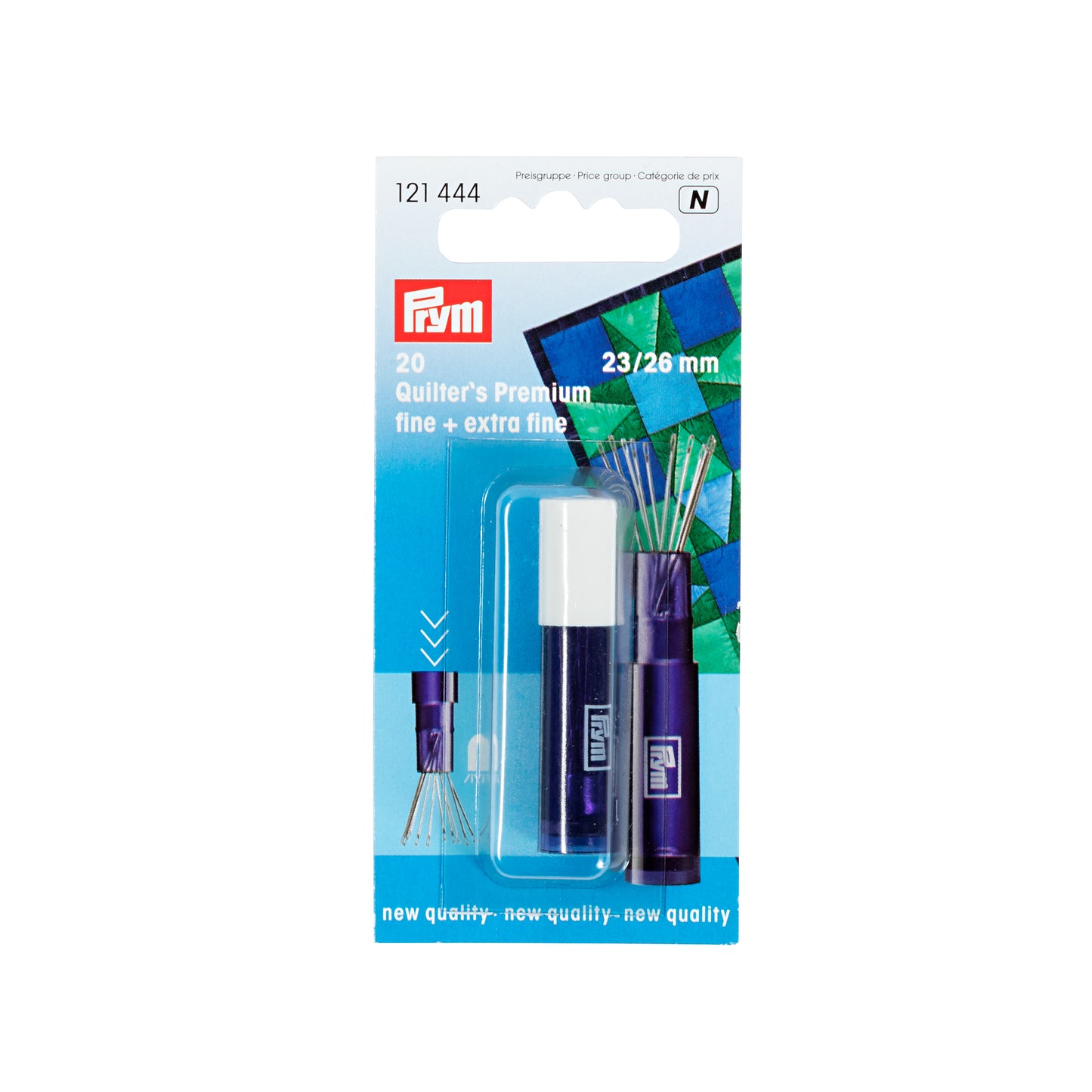 Needle set in a tube with magnet (20 pcs.) 23/26mm