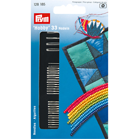Needle assortment for embroidery and other needlework - 33 needles