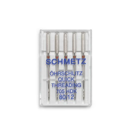 Sewing machine needles "Quick threading" 705 No.80/ 5pcs