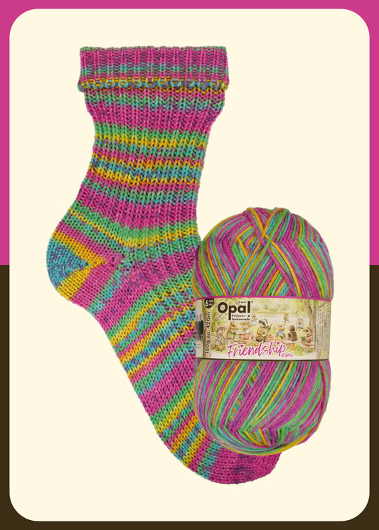 OPAL 6-strand FRIENDSHIP 150g #11563 "Hand in Hand" LIMITED EDITION!
