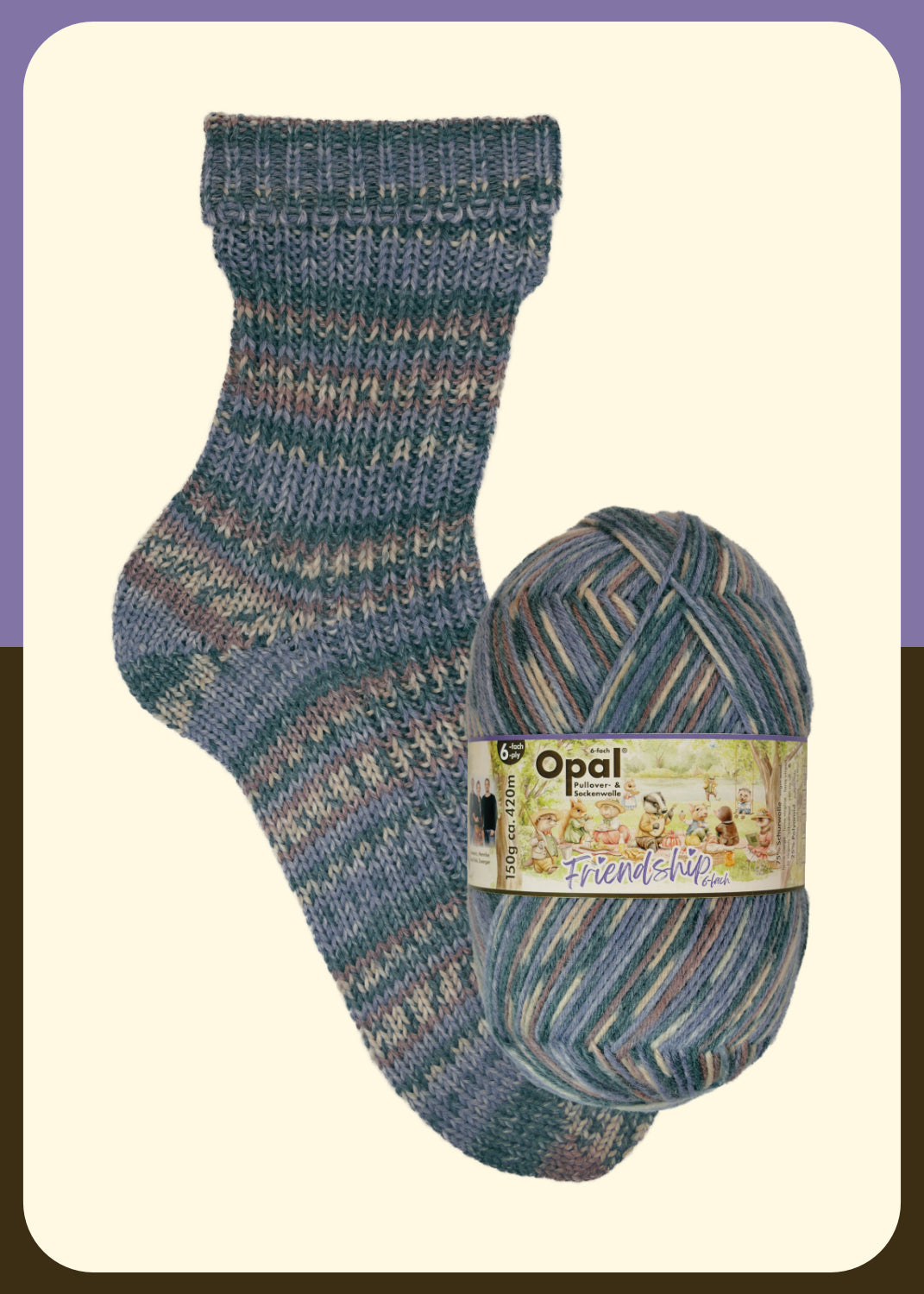 OPAL 4-strand SCHAFPATE 17 - WILD NATURE 100g #11597 "Wildflower meadow" LIMITED EDITION!