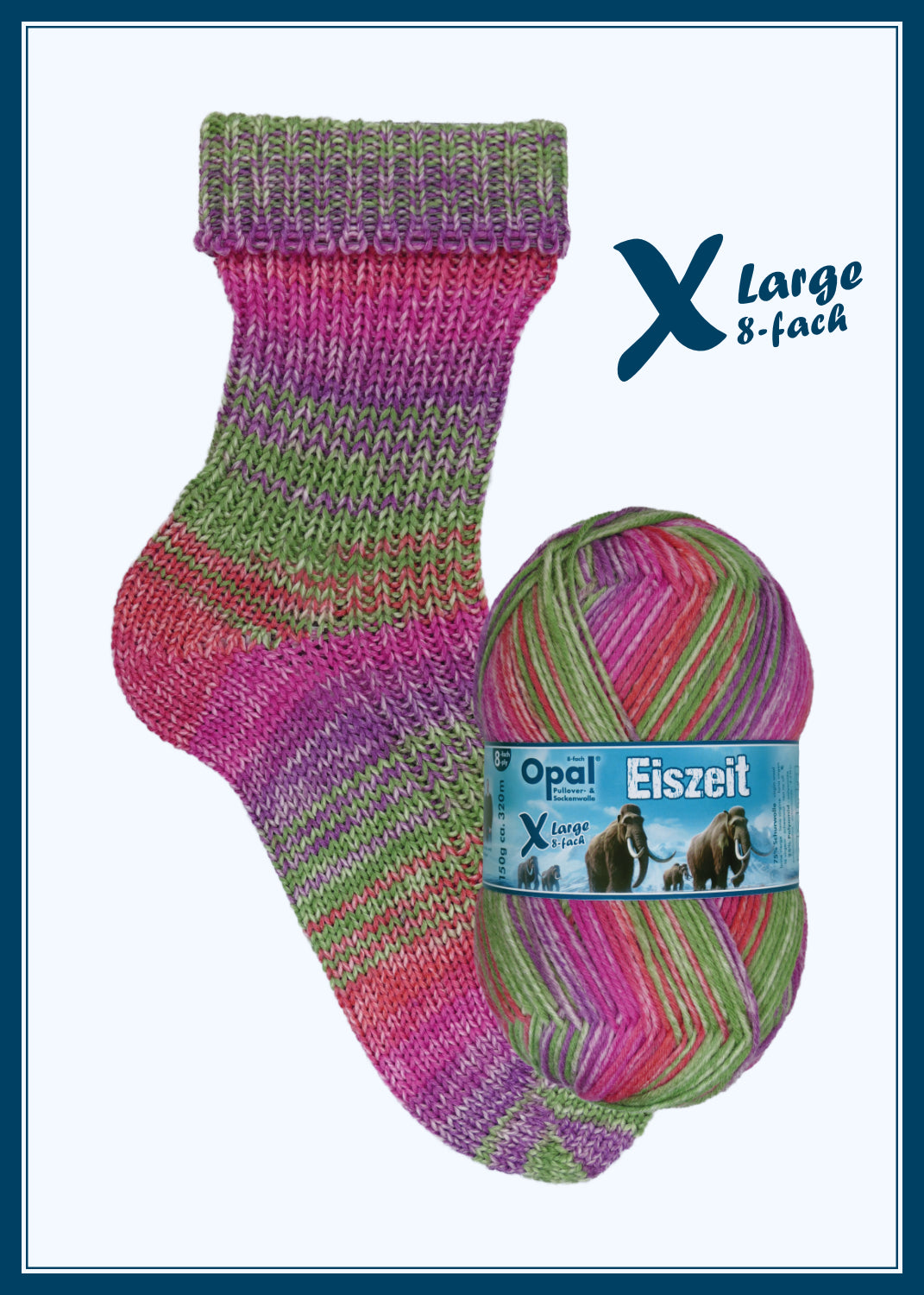 OPAL 8-diegu XLarge EISZEIT 100g #11570 "Alu Gleznošana" IEROBEŽOTS IZLAIDUMS!