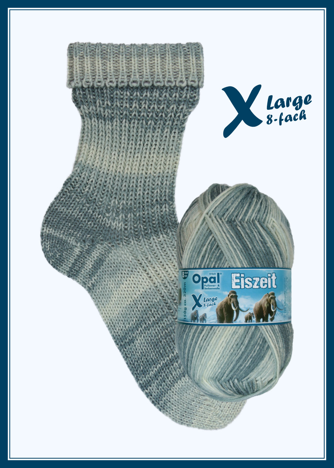 OPAL 8-diegu XLarge EISZEIT 100g #11573 "Krams" IEROBEŽOTS IZLAIDUMS!