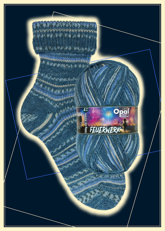 OPAL 4-strand FEUERWERK 100g #11653 "Hurry Comet" LIMITED EDITION!
