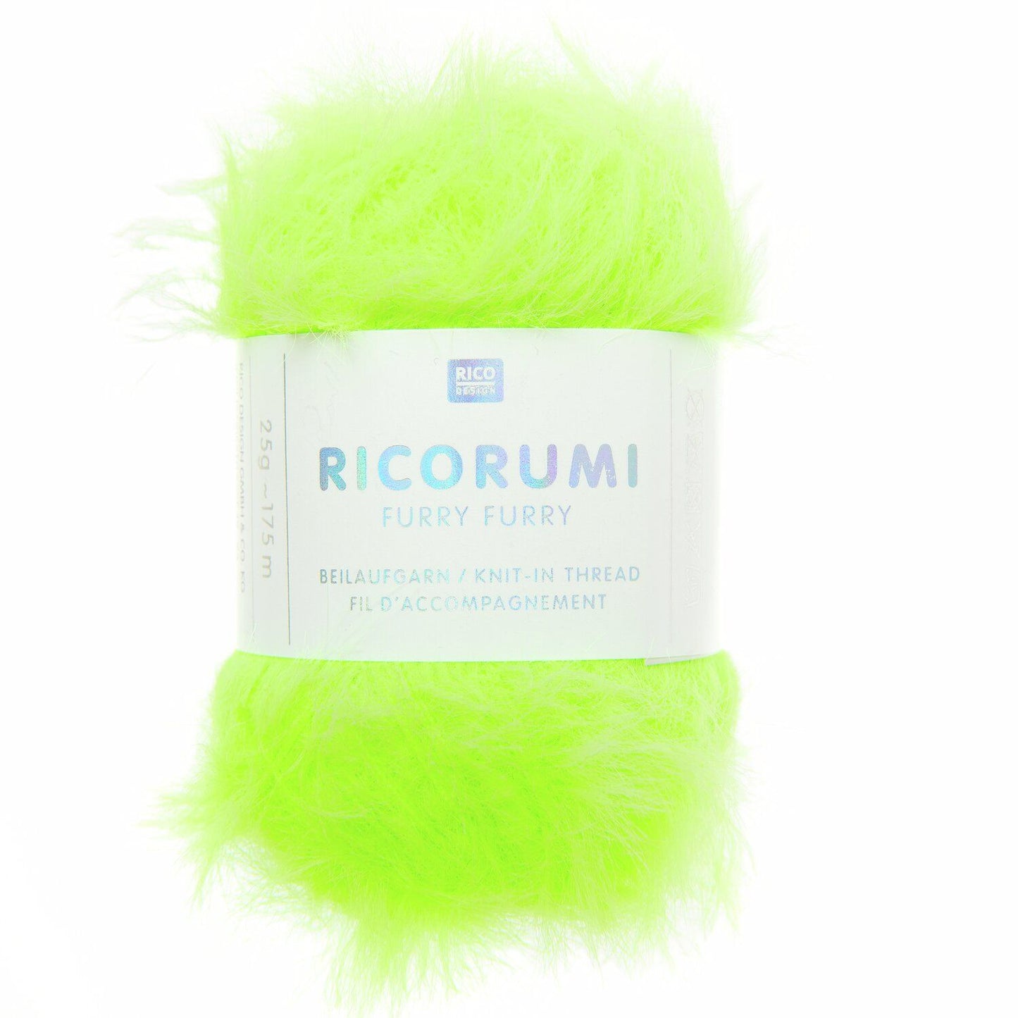Ricorumi FURRY FURRY /Rico Design/ 50g #017 "Neon green"