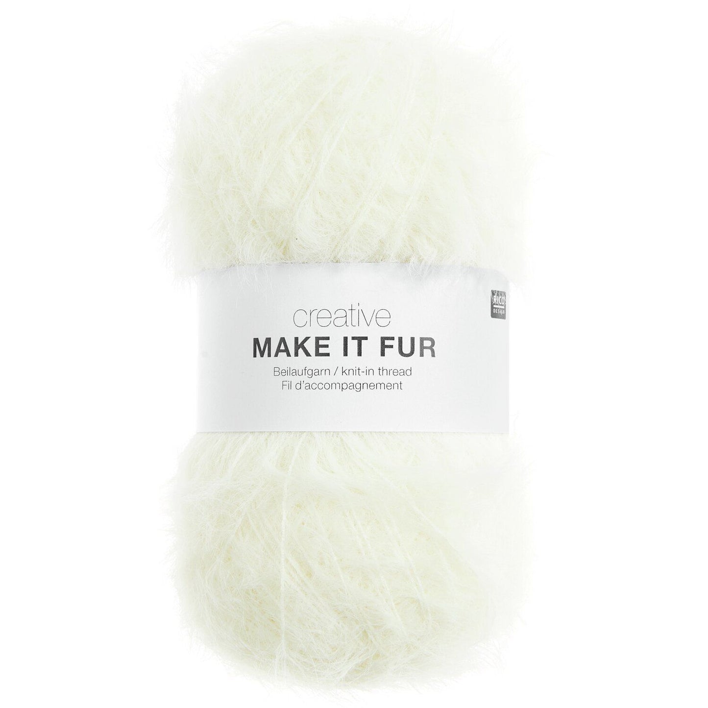 Make It FUR /Rico Design Creative/ 50g #001 "Valge"