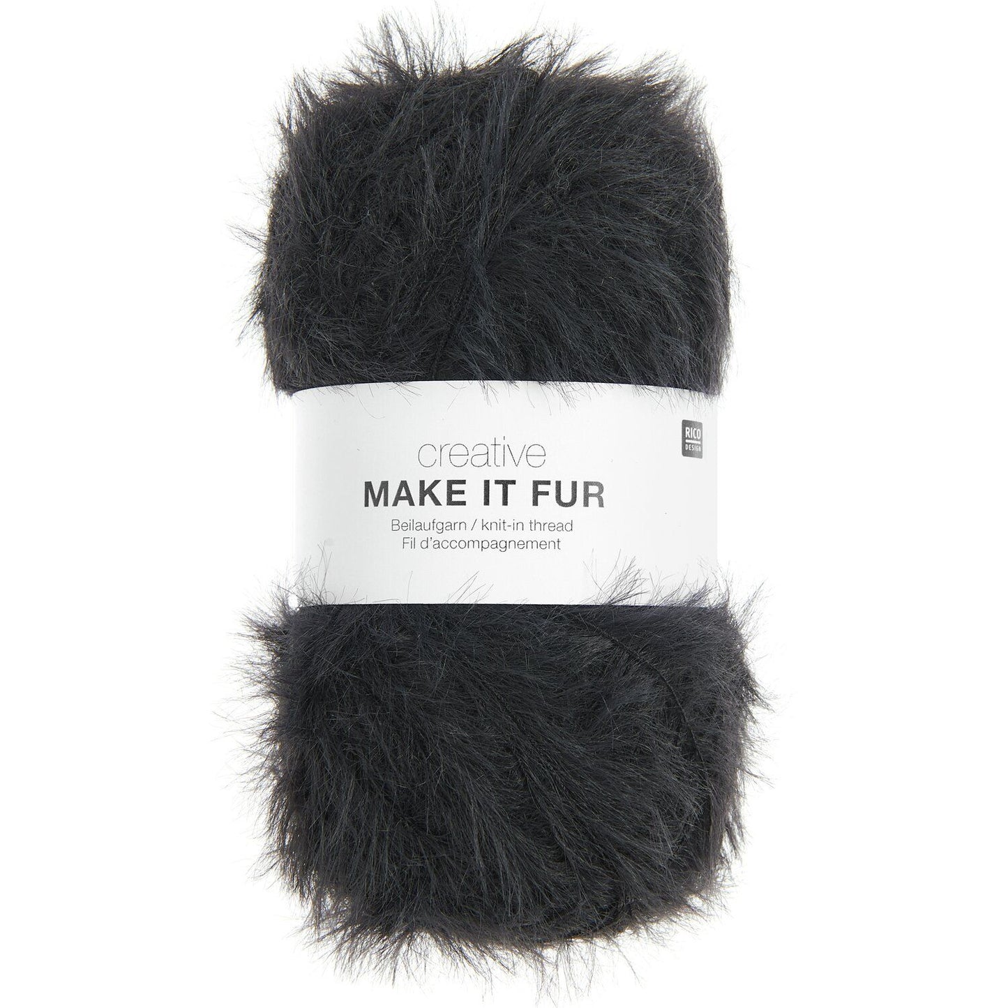 Make It FUR /Rico Design Creative/ 50g #008 "Melns"