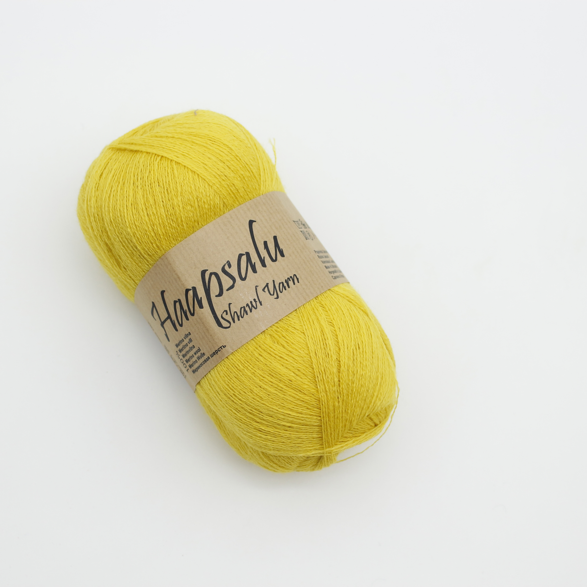 Haapsalu Shawl Yarn /Midara/ NM: 28/2 100g 1400m #310 "Sunny yellow"