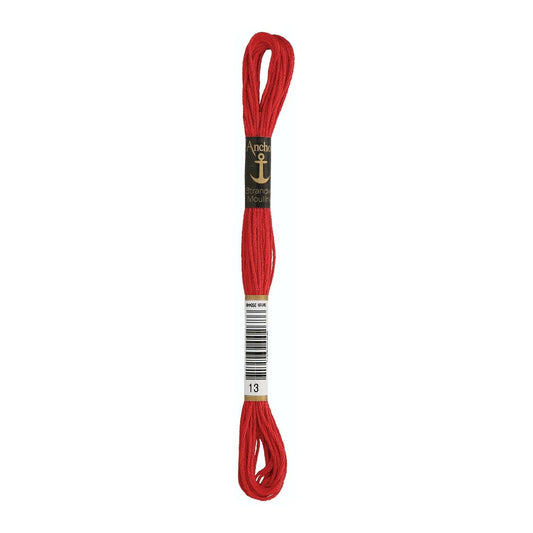 Embroidery thread Anchor Mouline, 100% cotton, 8m, #00013