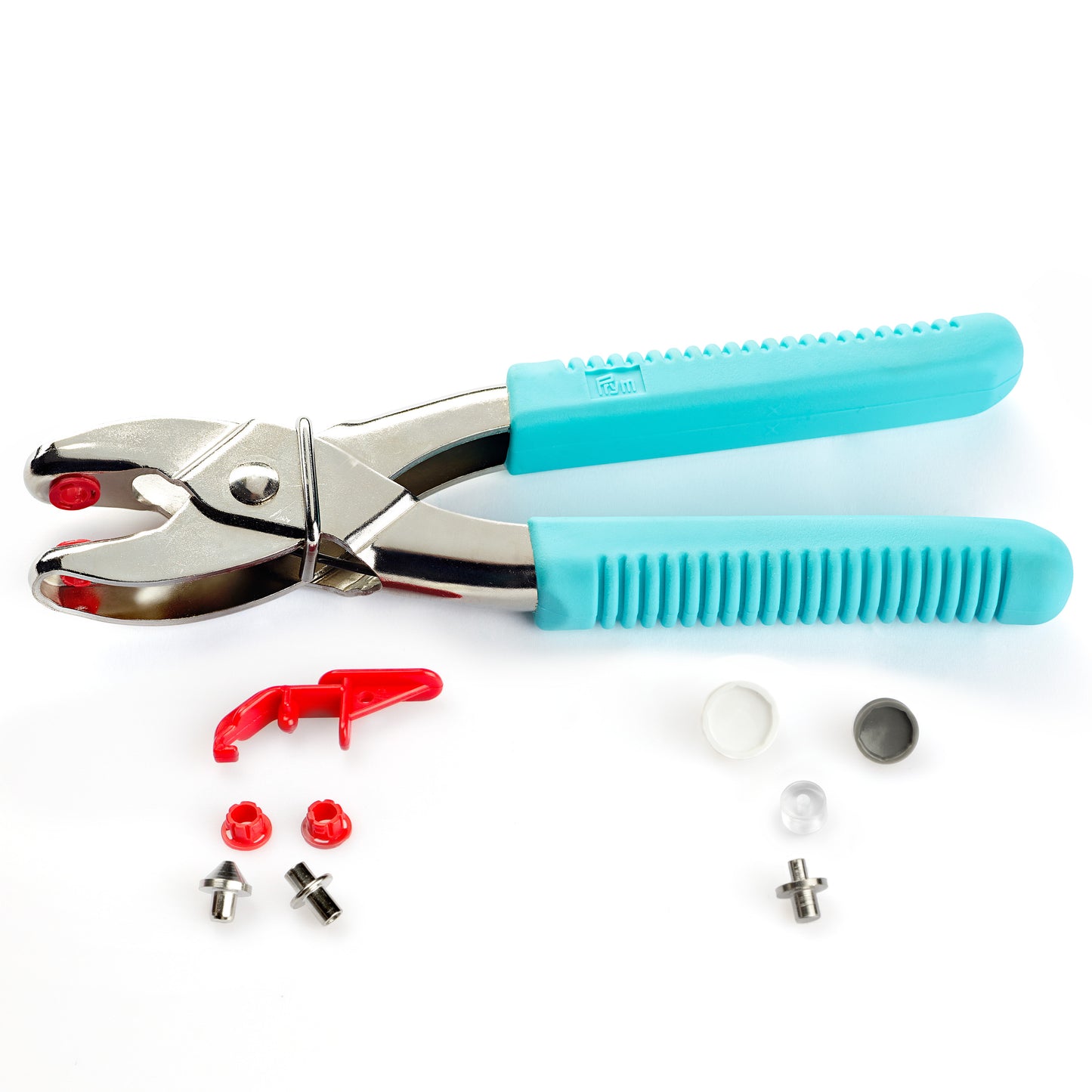 Tool for pressing snaps and holes - VARIO pliers + tips for pressing plastic snaps Ø 9mm and Ø 12.4 mm/menthol/Prym Love