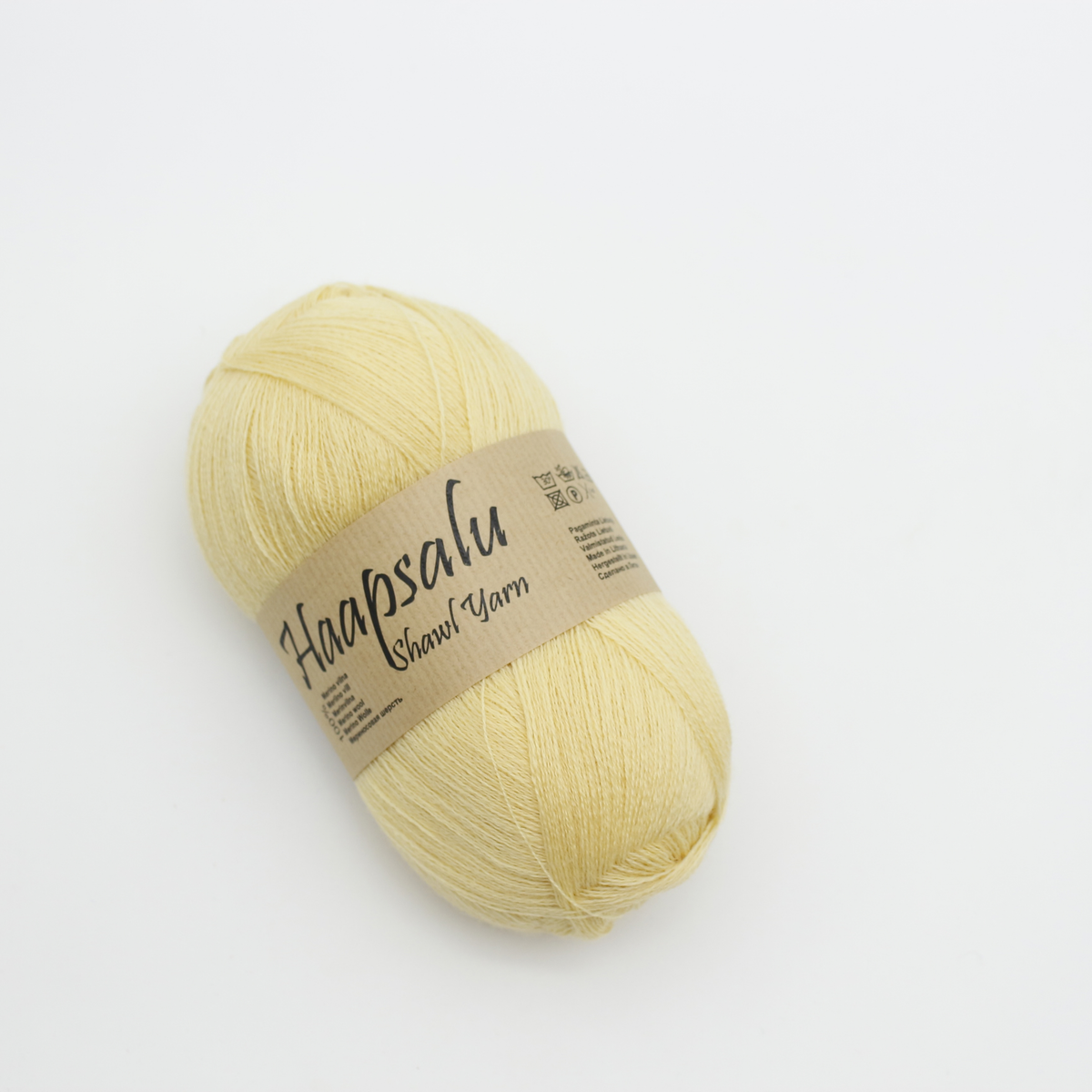 Haapsalu Shawl Yarn /Midara/ NM: 28/2 100g 1400m #316 "Dzeltens"