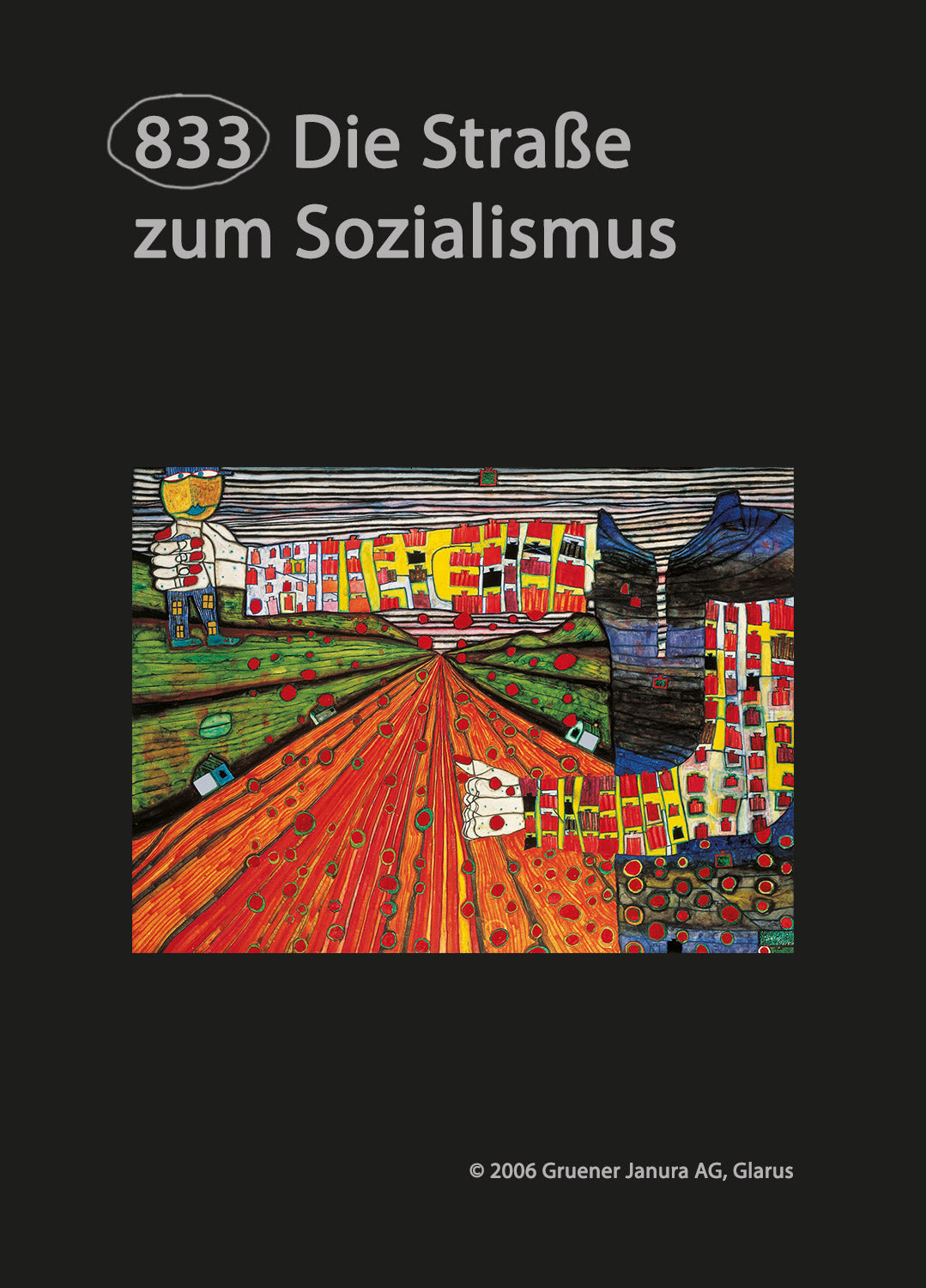 OPAL 4-strand Hundertwasser I collection 100g #1430 "The Road to Socialism"