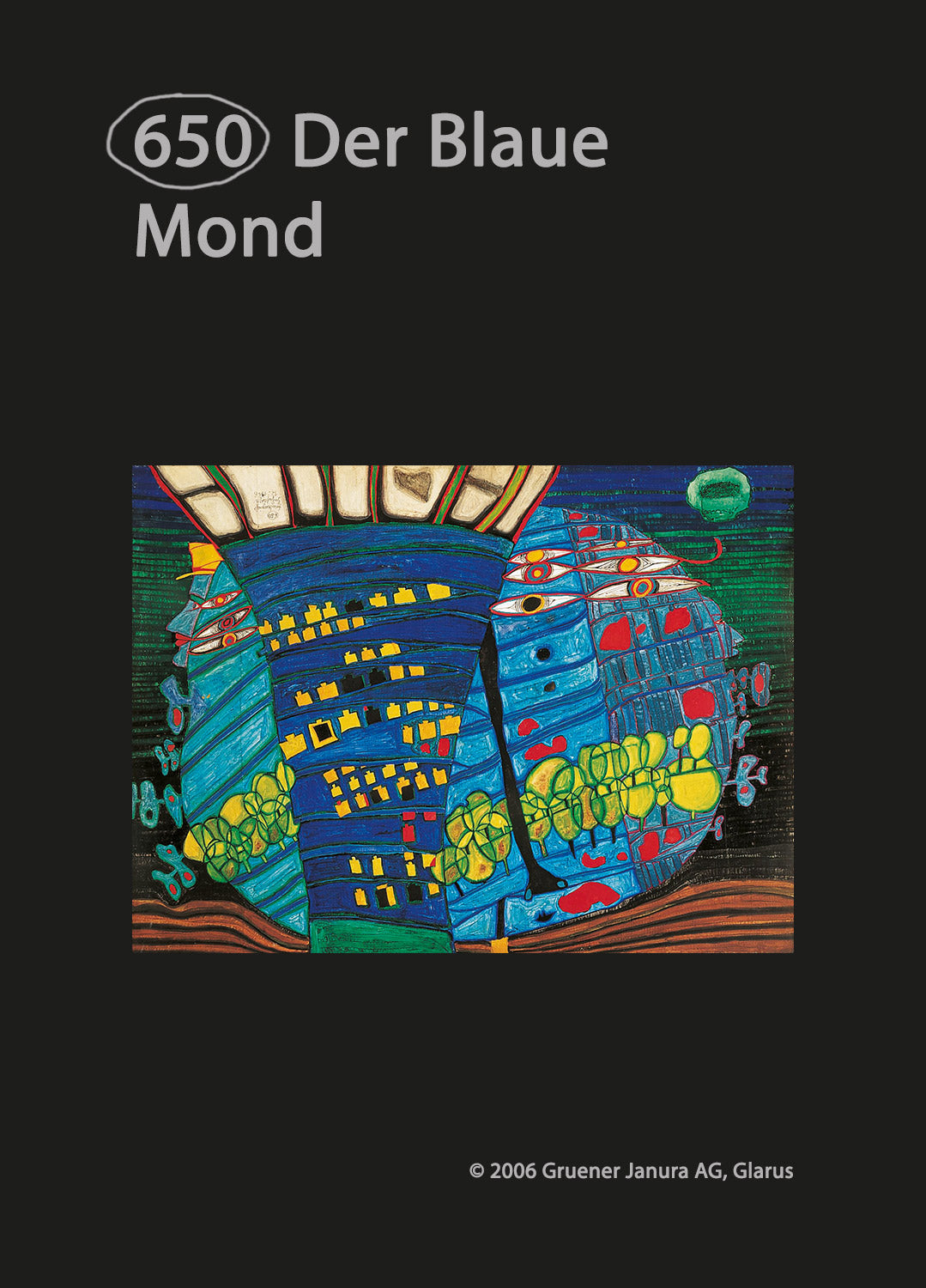 OPAL 4-strand Hundertwasser I collection 100g #1432 "Blue Moon"