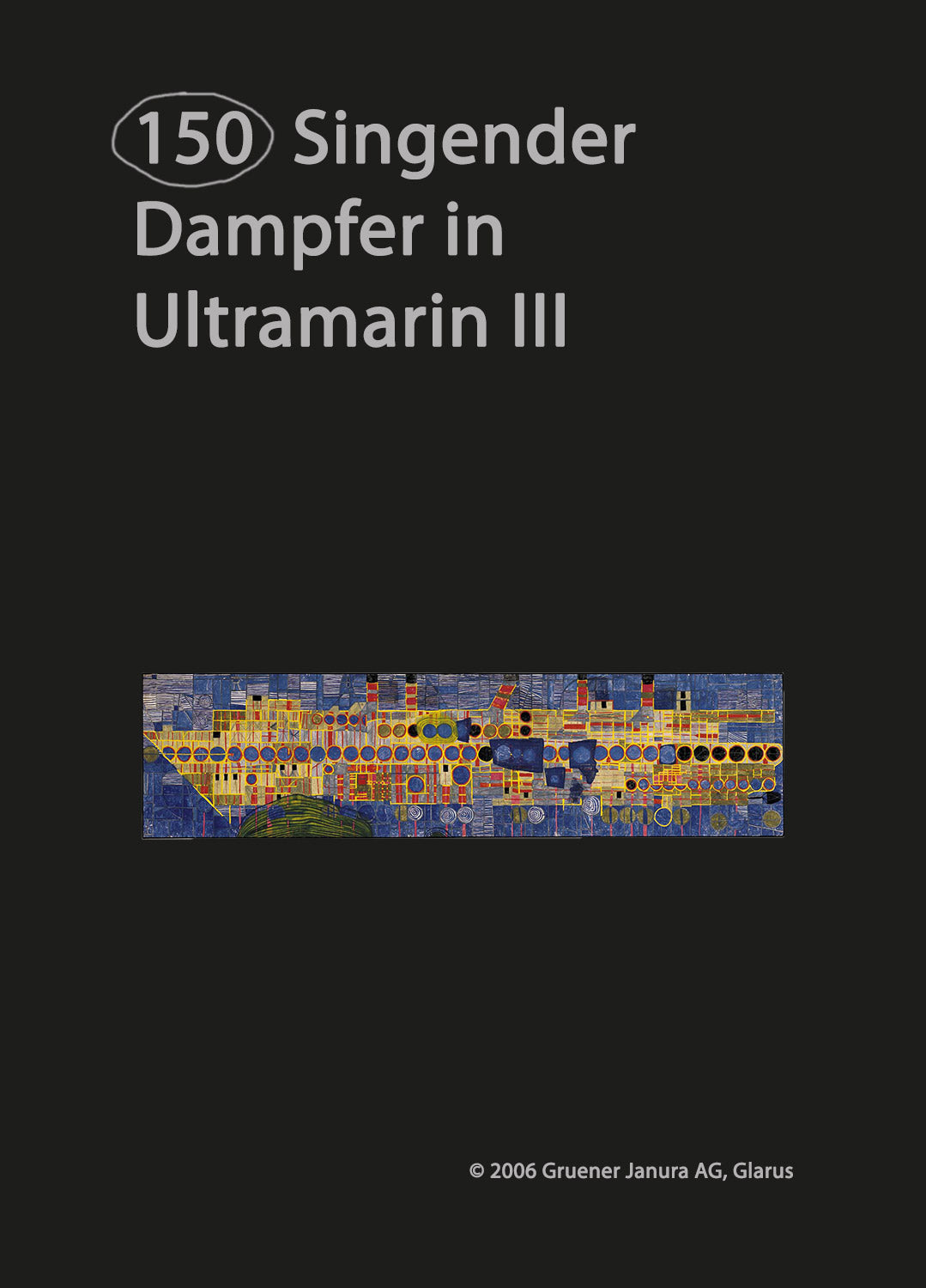 OPAL 4-strand Hundertwasser I collection 100g #1437 "Singing Steamer Ultramarine III"