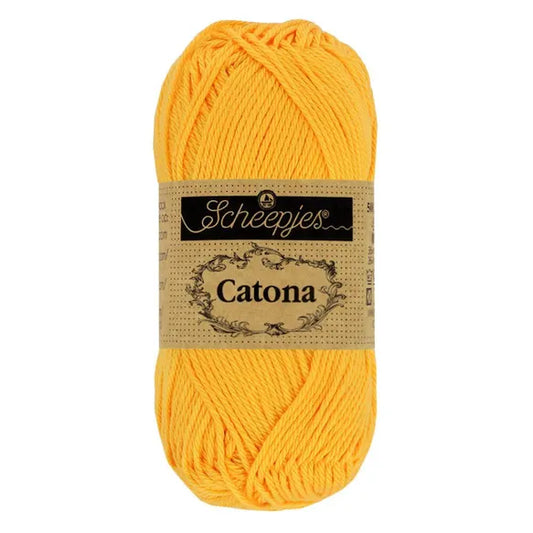 Catona /Scheepjes/ 50g #208 "Yellow Gold"