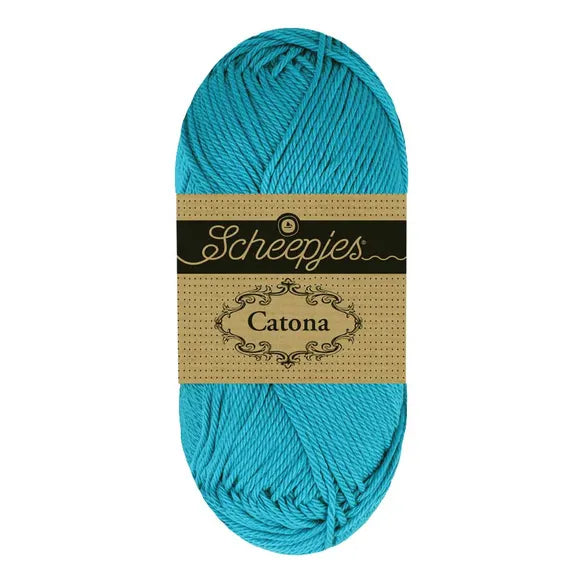 Catona /Scheepjes/ 50g #401 "Dark blue-green"
