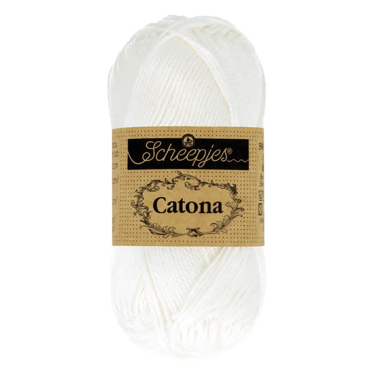 Catona /Scheepjes/ 50g #106 "Snow white"