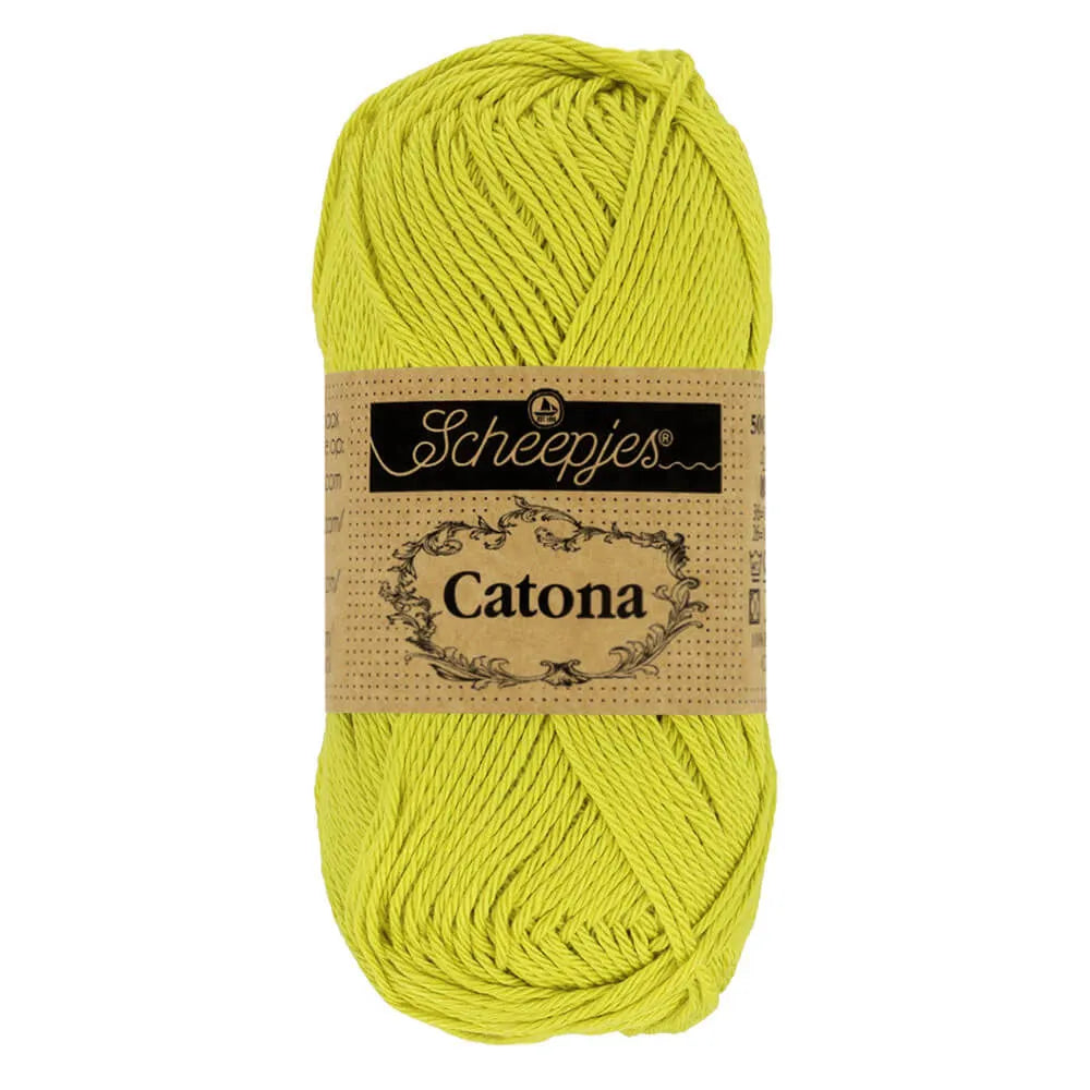 Catona /Scheepjes/ 50g #245 "Zaļgandzeltens"