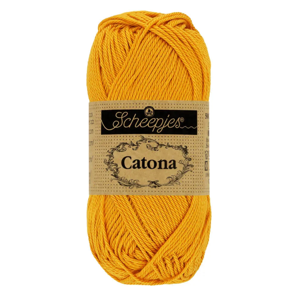 Catona /Scheepjes/ 50g #249 "Safrāns"