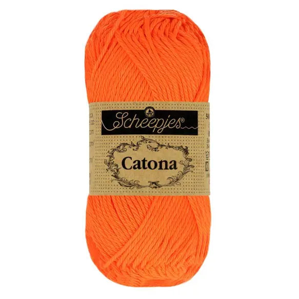 Catona /Scheepjes/ 50g #603 "Neon orange"