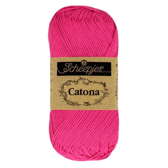 Catona /Scheepjes/ 50g #604 "Neon pink"
