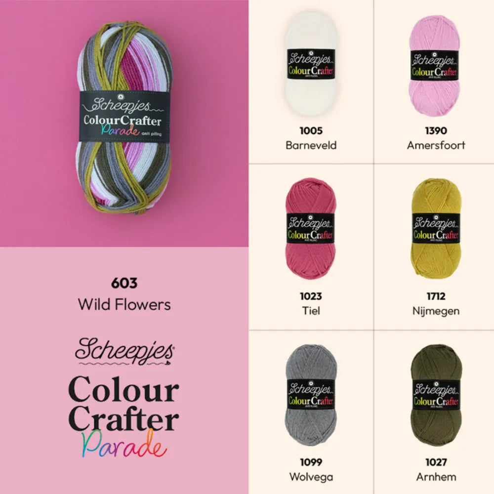 Colour Crafter Parade /Scheepjes/ 100g #603 "Savvaļas ziedi"