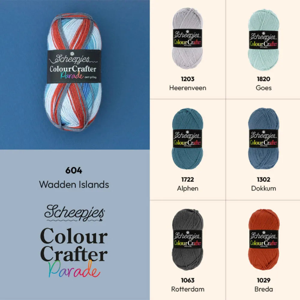 Colour Crafter Parade /Scheepjes/ 100g #604 "Vadenas salas"