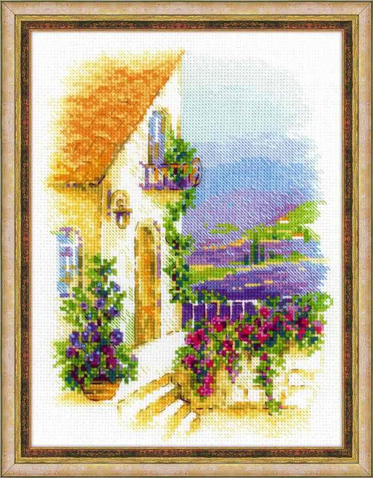 Provincial street - embroidery kit /RIOLIS/ 18 x 24 cm