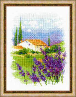 Farm in the province - embroidery kit /RIOLIS/ 18 x 24 cm
