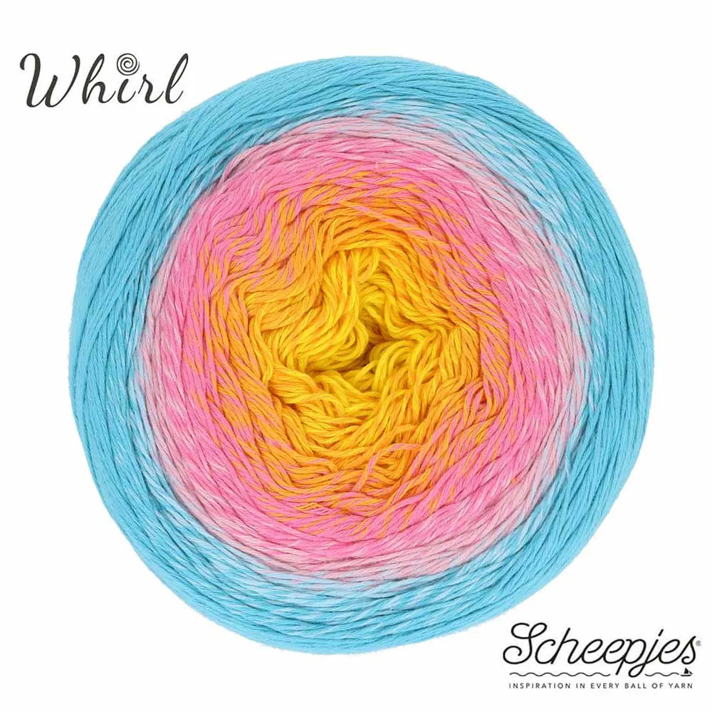 Cotton Whirl /Scheepjes/ 226g ~ 1000m #719 "Nektāra lauki"