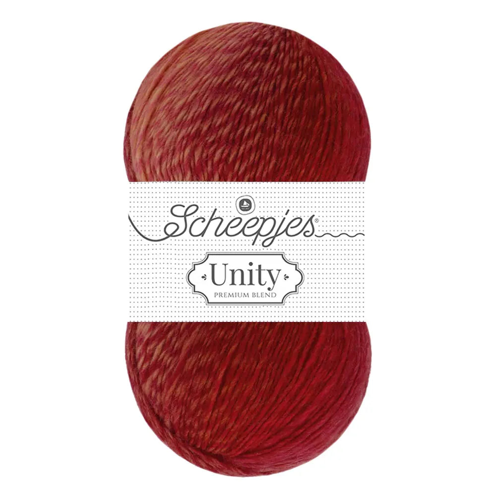 Unity /Scheepjes/ 4-diegu 100g #968 "Laimīgs sarkanajā"