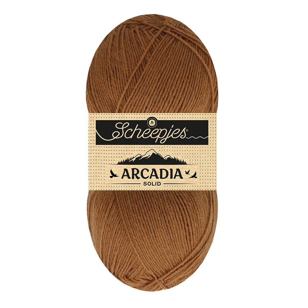 Arcadia Solid /Scheepjes/ 4-diegu zeķu dzija 100g #807 "Kanjons"