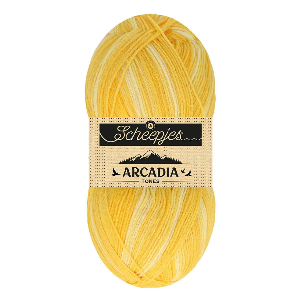 Arcadia Tones /Scheepjes/ 4-diegu zeķu dzija 100g #703 "Sahāra"