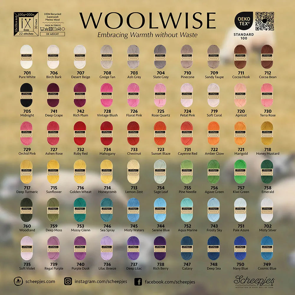Woolwise /Scheepjes/ 100g #736 Lillā