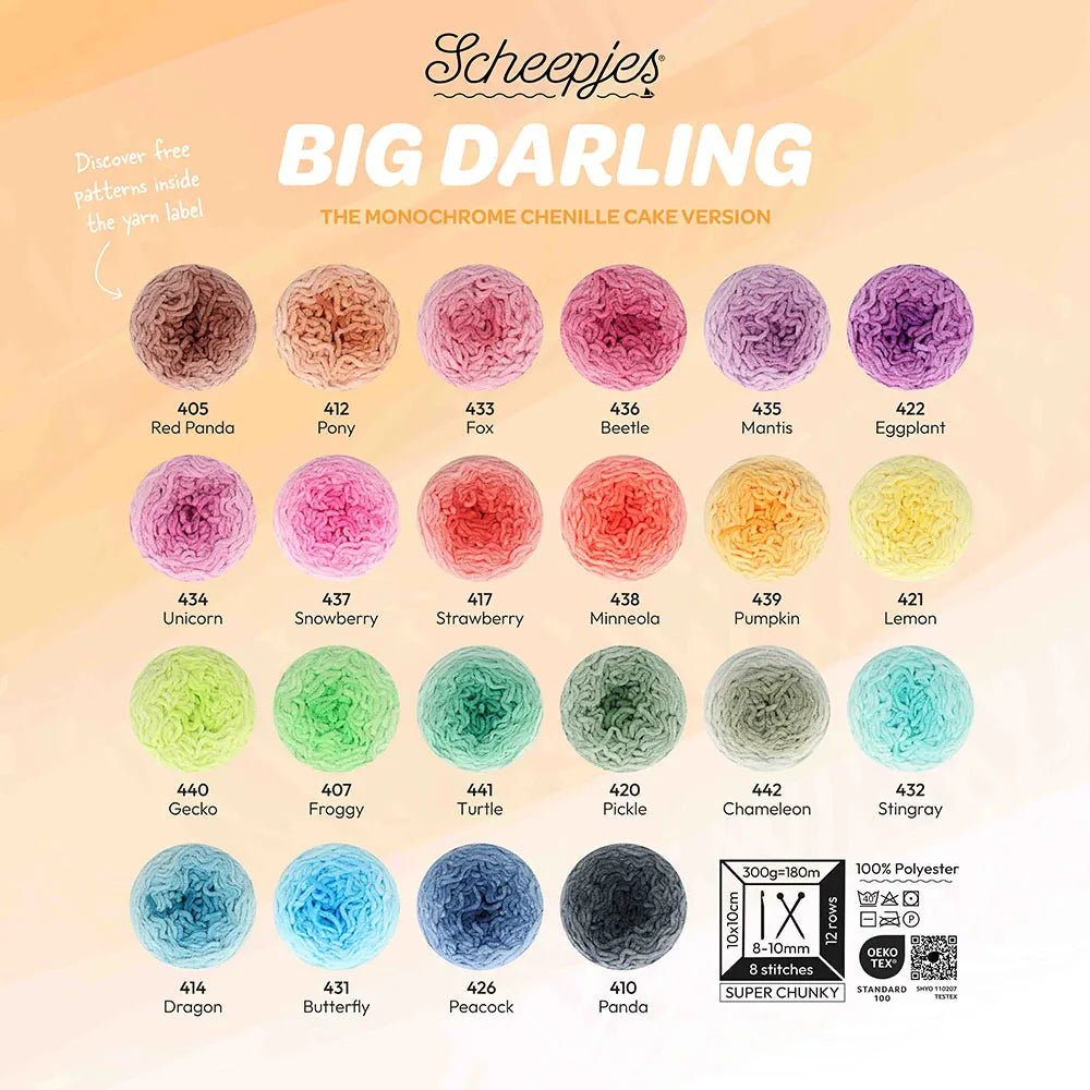 Big Darling /Scheepjes/ 300g #422 "Baklažāns"