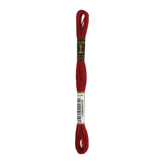 Embroidery thread Anchor Mouline, 100% cotton, 8m, #00020
