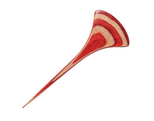 Wooden decorative clasp for knitting /KnitPro Flora "Snail"