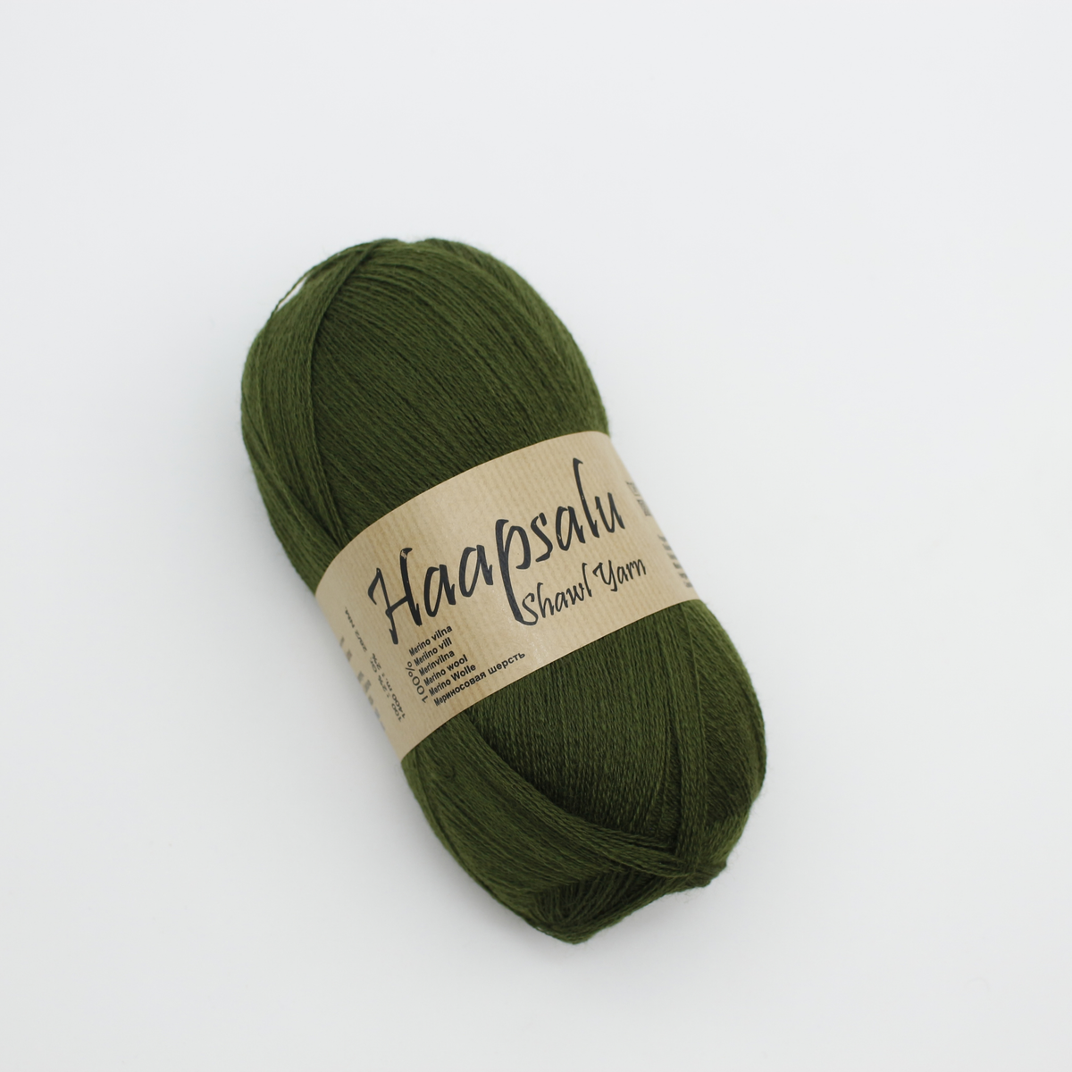 Haapsalu Shawl Yarn /Midara/ NM: 28/2 100g 1400m #400 "Meža zaļš"