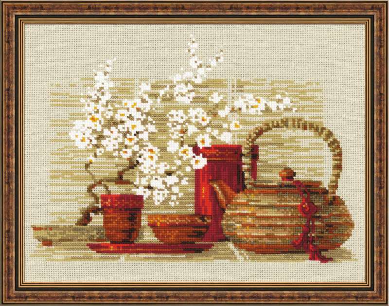 Tēja - izšūšanas komplekts /RIOLIS/ 30 x 24 cm