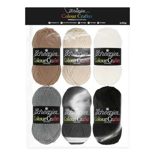 Colour Crafter /Scheepjes/ colour sample set 6x50g "Windmill"