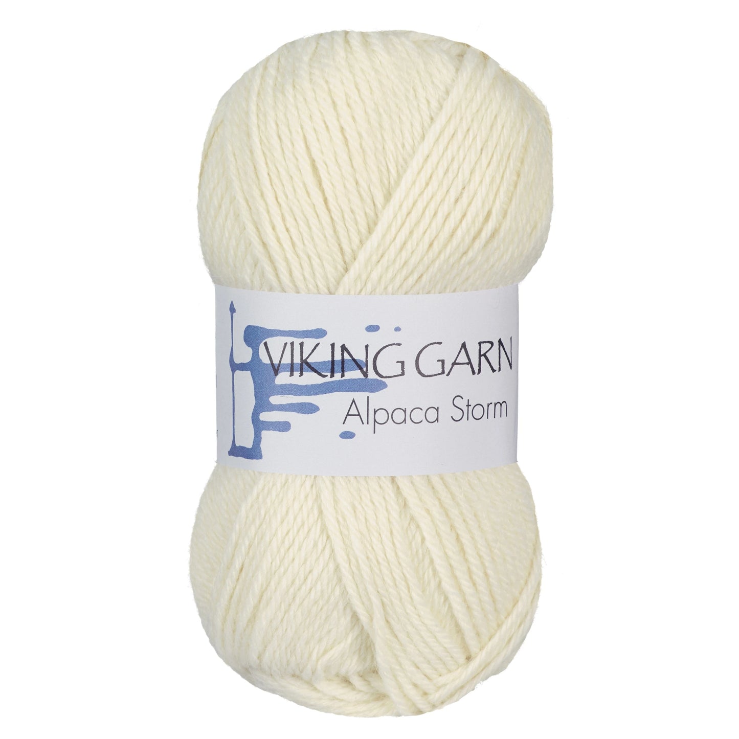 Alpaca Storm /Viking Yarn/ 50g #502 "Natural White"