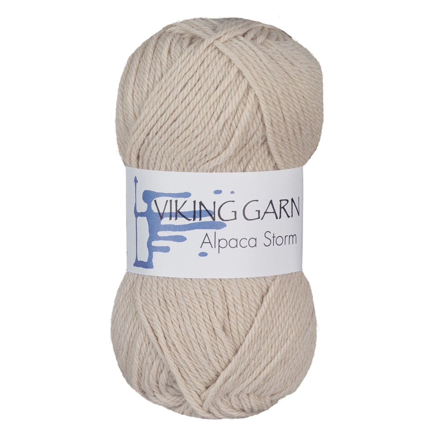 Alpaca Storm /Viking Yarn/ 50g #506 "Dark White"