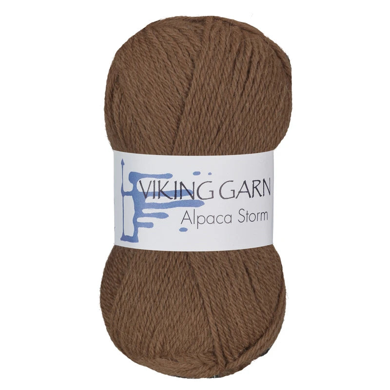 Alpaca Storm /Viking Yarn/ 50g #509 "Brown"