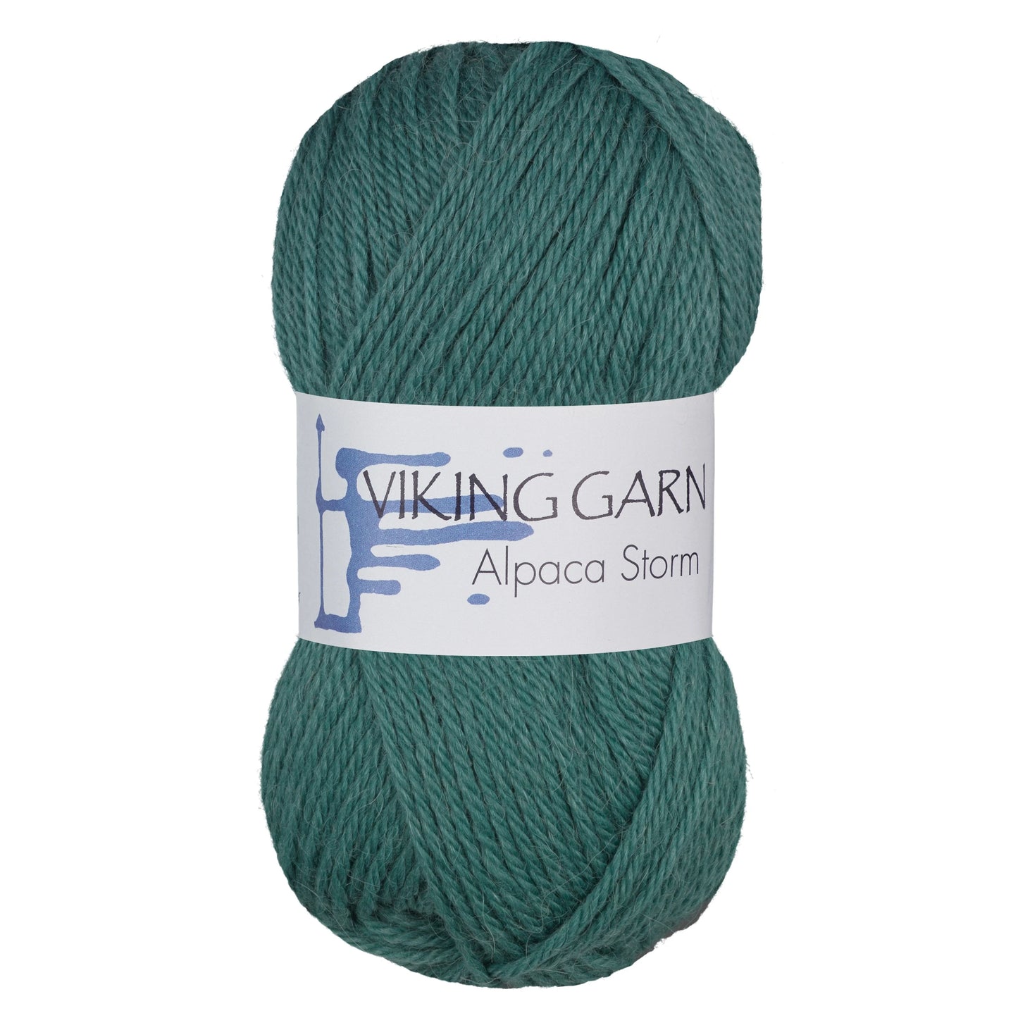 Alpaca Storm /Viking Garn/ 50g #534 "Zilgani zaļš"