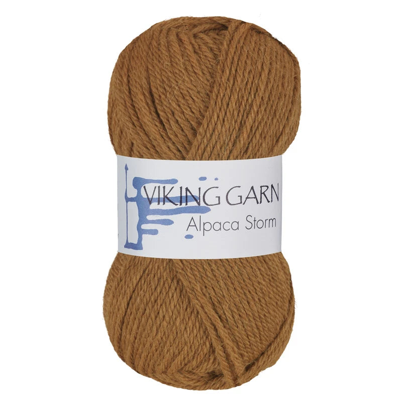 Alpaca Storm /Viking Yarn/ 50g #573 "Yellow Brown"